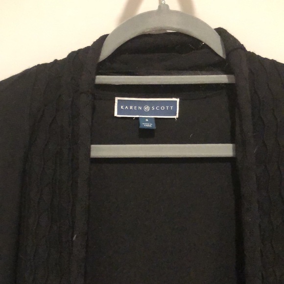 END OF YEAR SALE! | Karen Scott black cardigan - Picture 2 of 2